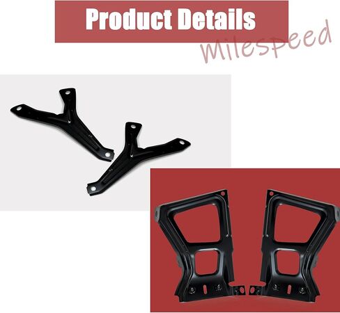 68049744AA Rear Step Bumper Bracket Set, Compatible with RAM 1500 2500 3500 2009 2010 2011 2012 2013 2014 2015 2016 2017 2018, Right Passenger Side and Left Driver Side in Saudi Arabia