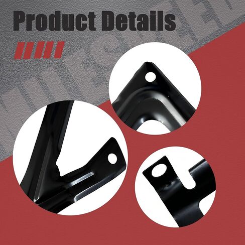 68049744AA Rear Step Bumper Bracket Set, Compatible with RAM 1500 2500 3500 2009 2010 2011 2012 2013 2014 2015 2016 2017 2018, Right Passenger Side and Left Driver Side in Saudi Arabia