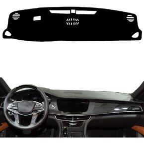 Car Dashboard Dash Board Cover Mat Carpet Compatible for Cadillac CT6 2016 2017 2018 2019 2020 2021 Left Hand Drive in Saudi Arabia