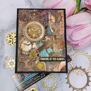 Alinacutle Metal Cutting Die Cut Golden Cut Dies for Gift Packing Paper Craft Handmade Card Making DIY Greeting Cards Scrapbooking and Album Holiday Gifts Decor (Butterfly Set) in Saudi Arabia