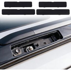 غطاء نهاية حامل قضبان السقف متوافق مع Toyota RAV4 2019-2024 ABS غطاء رف السقف غطاء بديل 4 قطع ملحقات خارجية سوداء لامعة in Kuwait