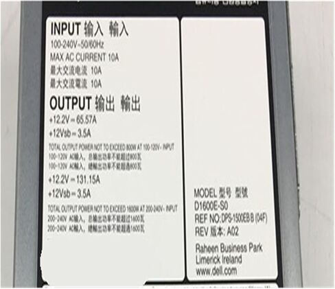 Power Supply 1600W for D1600E-S0 685W7 0685W7 95HR5 095HR5 in Saudi Arabia