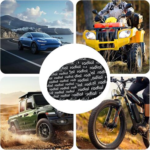 15PCS Car Tire Repair Patch, 32mm 43mm 58mm Rubber Round Vehicle Tyre Puncture Repair Plug Patch, Self Adhesive Auto Repairing Tool Accessories, Universal for SUV Truck Motorcycle in Kuwait
