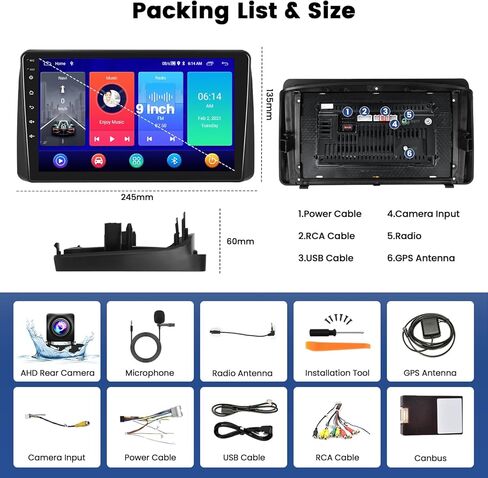 Android 13 Car Stereo for Dodge Grand Caravan 2011-2020 & Chrysler Grand Voyager 2011-2015, 8 Core 4G RAM+64G ROM, 9 Inch 1280x720 Resolution, Wireless Apple Carplay Android Auto in Saudi Arabia