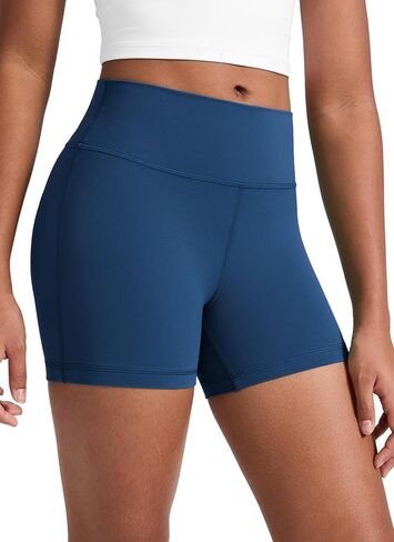 CRZ YOGA Girls Butterluxe Athletic Biker Shorts - Kids Teen High Waist Lounge Active Dance Yoga Running Buttery Soft in Saudi Arabia