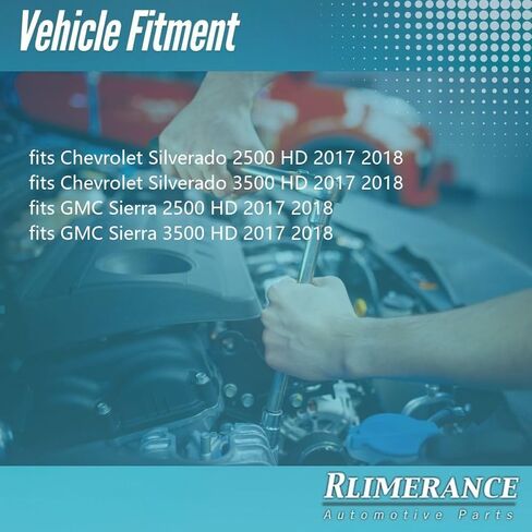 عمود المحرك، عمود القيادة قطعة واحدة من مجموعة عمود المحرك الخلفي يناسب GMC Sierra 2500 HD 6.6L Automatic RWD 2017 2018، يناسب GMC Sierra 3500 HD 6.0L Automatic RWD 2017 2018 in Kuwait