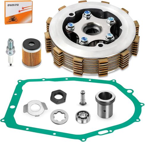 Clutch Kit Assembly w/Gasket for Yamaha Warrior 350 Raptor 350 Big Bear 350 MOTO-4 YFM350 1987-2013 in Kuwait
