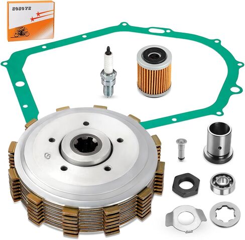 Clutch Kit Assembly w/Gasket for Yamaha Warrior 350 Raptor 350 Big Bear 350 MOTO-4 YFM350 1987-2013 in Kuwait