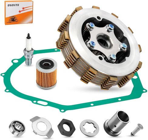 Clutch Kit Assembly w/Gasket for Yamaha Warrior 350 Raptor 350 Big Bear 350 MOTO-4 YFM350 1987-2013 in Kuwait