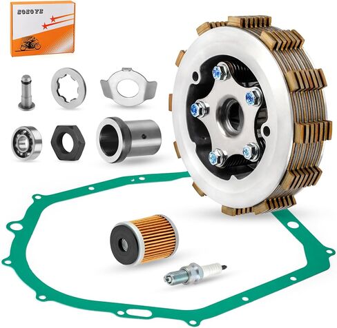 Clutch Kit Assembly w/Gasket for Yamaha Warrior 350 Raptor 350 Big Bear 350 MOTO-4 YFM350 1987-2013 in Kuwait
