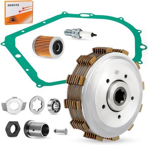 Clutch Kit Assembly w/Gasket for Yamaha Warrior 350 Raptor 350 Big Bear 350 MOTO-4 YFM350 1987-2013 in Kuwait