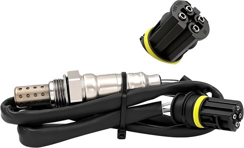 HiSport 4-Wire Downstream Oxygen Sensor - Heated O2 Sensor 580mm Length Compatible with Mazda 6 2006 2007 2008, Replaces 250-24693 in Saudi Arabia
