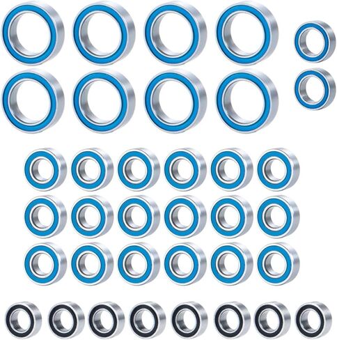 RC Repair Parts Compatible with Summit for E-Revo for Slash 1/16 RC Car Upgrade Parts Accessories 36Pcs Wheel Hubs Axle Rubber Sealed Bearing Kit in Kuwait