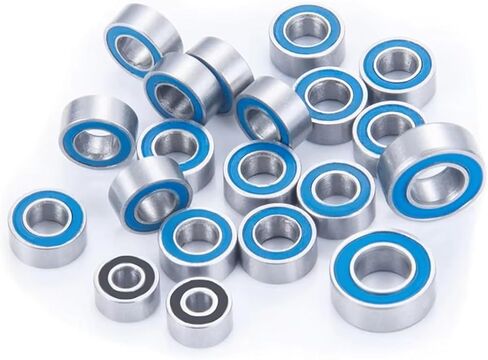 RC Car Parts Compatible with Axial for SCX24 90081 for Deadbolt C10 for JLU for Gladiator for Bronco 1/24 RC Crawler Car Parts 20Pcs Ball Bearing Kit in Saudi Arabia