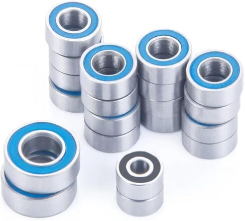 RC Car Parts Compatible with Axial for SCX24 90081 for Deadbolt C10 for JLU for Gladiator for Bronco 1/24 RC Crawler Car Parts 20Pcs Ball Bearing Kit in Saudi Arabia