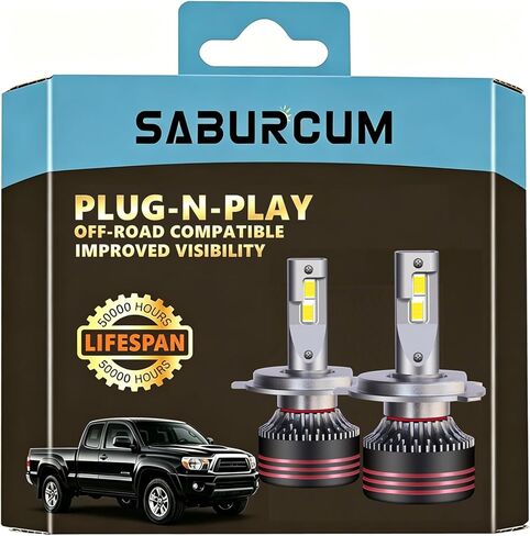 Fits for 1997-2015 Toyota Tacoma High-Low Beam Bulbs & Fog Lights,Super Bright 6000K 40000lm,1998 1999 2000 2001 2002 2003 2004 2005 2006 2007 2008 2009 2010 2011 2012 2013 2014 tacoma Light Bulb in Saudi Arabia