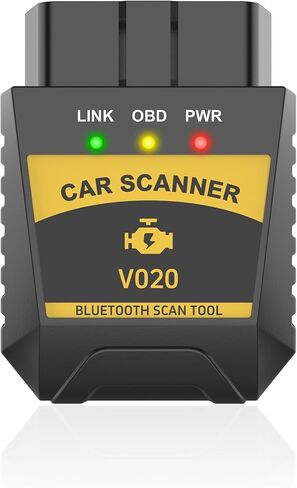 SCUARI Fixed Car Diagnostic Scanner,OBD2 Scanner Bluetooth,Car Accessories,Clear/Reset Vehicle Engine Error Code Reader Diagnostic Tool,Auto Diagnostic Scan Tool,Suitable for iPhone iOS Android in Kuwait