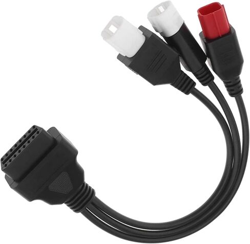 3 Pin 4 Pin 6 Pin OBD2 3 in 1 Motorbike Diagnostic Adapter Motorrad OBD Cable Compatible for Yamaha Honda Motorcycle Euro5 Guzzi Kawasaki in Saudi Arabia
