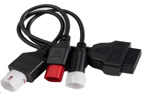 3 Pin 4 Pin 6 Pin OBD2 3 in 1 Motorbike Diagnostic Adapter Motorrad OBD Cable Compatible for Yamaha Honda Motorcycle Euro5 Guzzi Kawasaki in Saudi Arabia