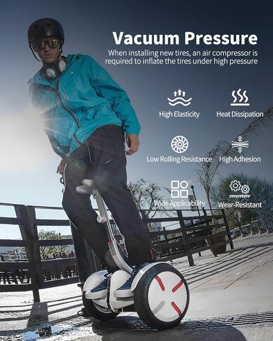 إطار بديل مقاس 10.5 بوصة 70/65-6.5 لسكوتر التوازن الذاتي Segway Ninebot S/S Pro، إطار مطاطي مقاوم للاهتراء (2) in Kuwait