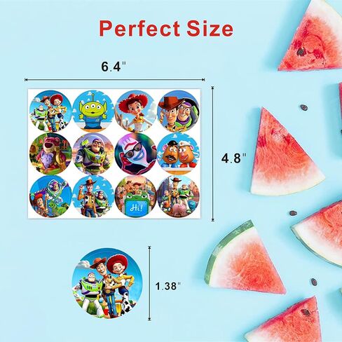 Cartoon Toy Story Inspired Stickers for Kids, 120pcs, 10 Sheets in Saudi Arabia