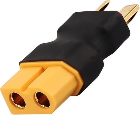 Female XT60 to Male Deans-T Plug Adapter Connector 3 pcs for RC Car FPV Drone Lipo NiMH Battery Charger ESC No Wires Connector in Saudi Arabia