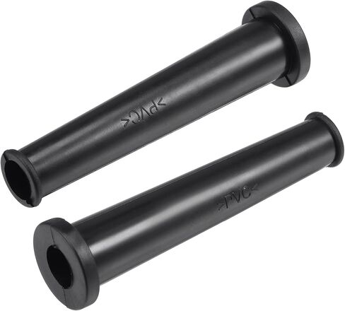 uxcell Cord Boot Protector Cable Sleeve Hose Rubber 80mm Length Black 5 Pcs in Saudi Arabia