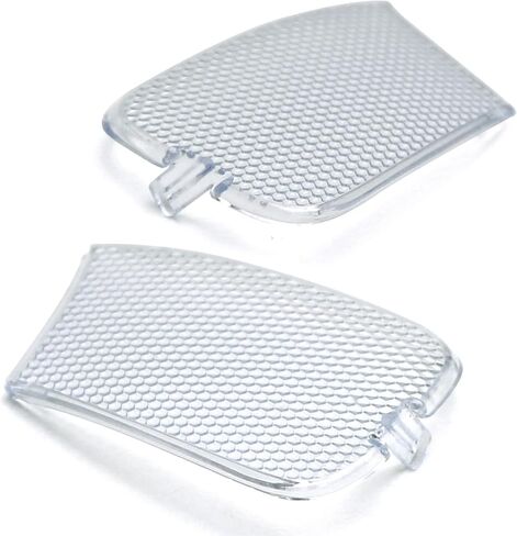 مجموعة iJDMTOY من لوحات عدسات غطاء أمامي لمصباح جانبي شفاف LH/RH متوافقة فقط مع Ford 1997-2003 F150, 1997-1999 F250 in Kuwait