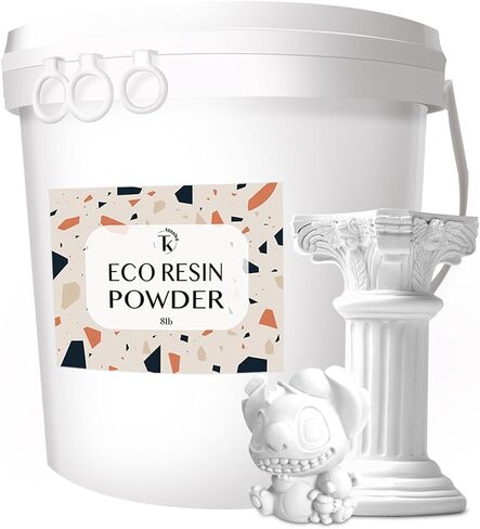 Tassika Eco Resin Powder for Beginners 8lbs (3.6kg), Terrazzo Resin Kit, Complete Resin Kit in Kuwait