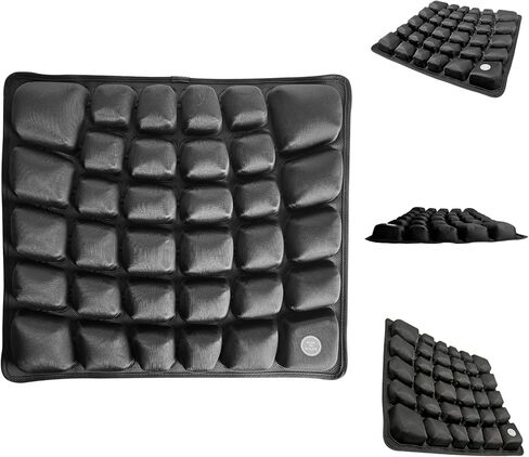 Everywhere Comfort Seat Cushion with Built-in Pump - Lightweight Foldable Air Cushion for Stadium, Travel, Office & Outdoor Seating - Ergonomic Pressure Relief Pad, 0.8 lb in Saudi Arabia