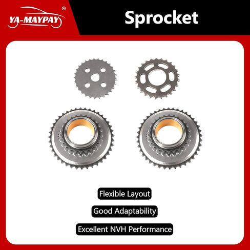 Engine Timing Chain Kit W/Sprocket & Tensioner & Guide Compatible with Audi Q5 Q7 S4 A4 A5 A6 A7 A8 3.0L OE# 06E109465BC 06E109465 06E109465AS 079109507AK in Saudi Arabia