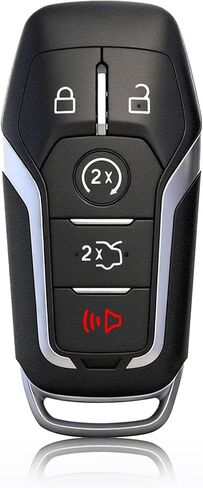keyless Entry Remote Key fob, YIKEBALOG Replacement for 5 Button Smart Key for Proximity Remote for Ford M3N-A2C31243300 P/N:164-R7989 902MHz in Kuwait