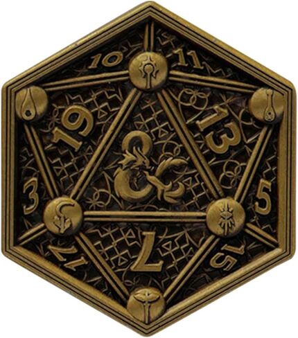 Dungeons & Dragons Class Cards and D20 Flip Coin in Saudi Arabia