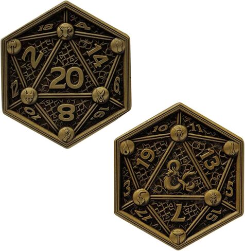 Dungeons & Dragons Class Cards and D20 Flip Coin in Saudi Arabia