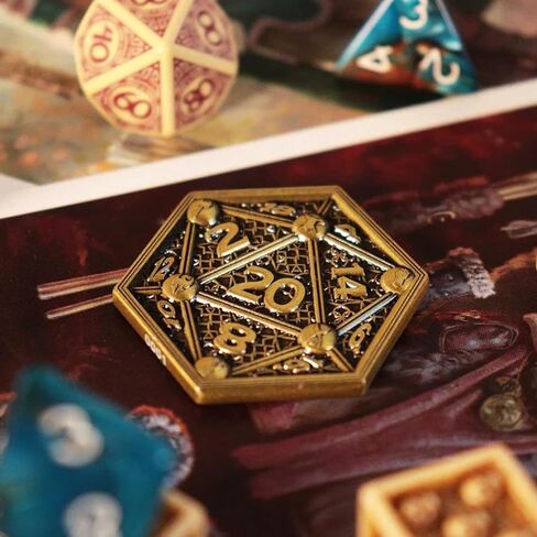 Dungeons & Dragons Class Cards and D20 Flip Coin in Saudi Arabia