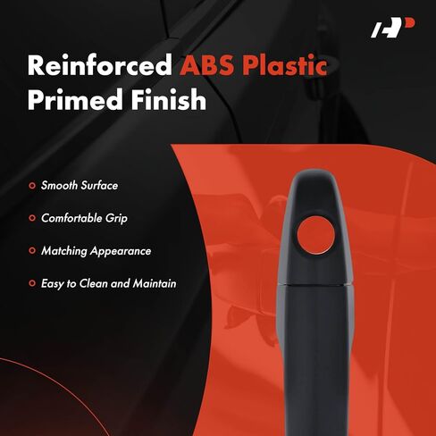 A-Premium Front Driver or Passenger Side Exterior Door Handle with Keyhole Compatible with Kia NIRO 2017-2022 5Door 5P, Without Smart Entry System, Black in Kuwait