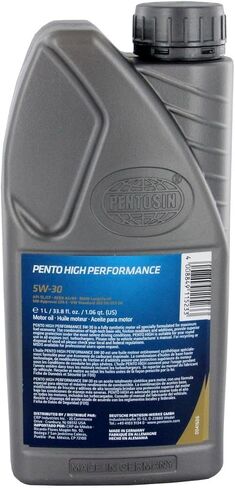 Pentosin 8043107 Pento عالي الأداء 5W-30 زيت محرك صناعي كامل للاقتصاد في استهلاك الوقود؛ زجاجة 1 لتر in Kuwait