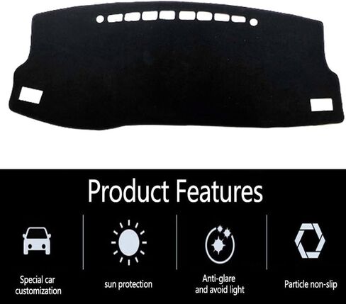 Dash Covers Mat for Toyota Corolla 2014-2018,Polyester Car Dash Board Cover,Dashboard Protecter Cover,Car Dashboard Cover Pad,Blue in Saudi Arabia