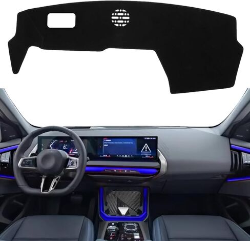 Car Dash Cover for 2025 2026 2027 BMW X3 with HUD Accessories Dashboard Cover Mat Carpet Sunshade Windshield No Glare Black Suede in Saudi Arabia