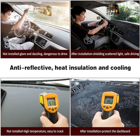 Car Dashboard Dash Board Cover Mat Carpet Compatible for Cadillac CT6 2016 2017 2018 2019 2020 2021 Left Hand Drive in Saudi Arabia