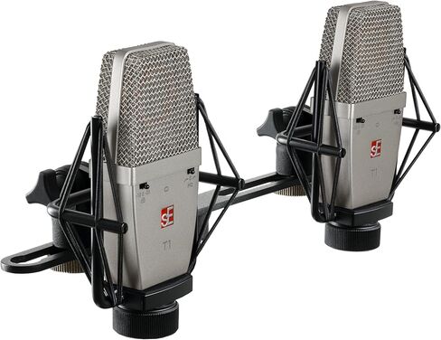 sE Electronics SE-T1-PAIR Factory Matched Pair of T1 Large Diaphragm Condenser Microphones w/Mounting and Case in Saudi Arabia