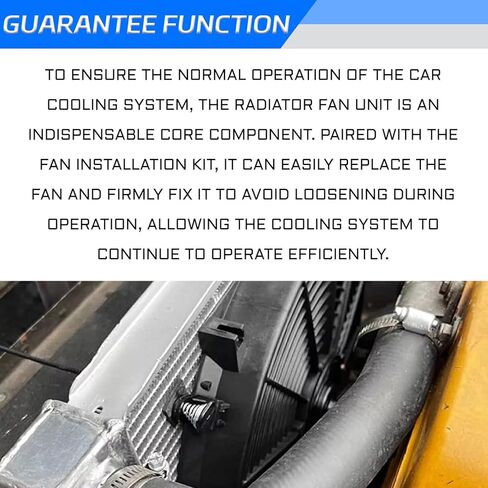Radiator Fan Zip Ties Electric Automotive Fan Mounting Kit Cooler Tie Down Kit, Electric Cooler Radiator Fans Cooling Fans Transmission Mount Hold Down Clip for Universal Car SUV Truck Vehicle in Kuwait