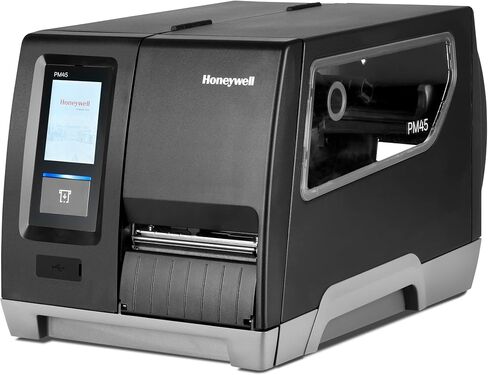 Honeywell PM45A Industrial Thermal Transfer Label Printer, 203 DPI, Full Touch Display, Ethernet, US Power Cord, Model PM45A10000000201, Includes Print Plus Service SVCPM45-WPR2 in Kuwait