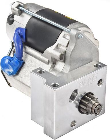 JEGS Prostarter Starter | 4.4:1 Gear Reduction | For Small Block and Big Block Chevy Engines | Offset Mounting | Fits 168-Tooth Flexplate/Flywheel | Up To 12.5:1 Compression | Made In USA in Kuwait