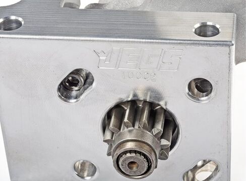 JEGS Prostarter Starter | 4.4:1 Gear Reduction | For Small Block and Big Block Chevy Engines | Offset Mounting | Fits 168-Tooth Flexplate/Flywheel | Up To 12.5:1 Compression | Made In USA in Kuwait