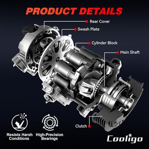 A/C Air Conditioner Compressor Fit for Dodge Avenger 2011-2014,for Dodge Journey 2011-2019, for Ram C/V 2012-2015,Replaces 5140461AA,55111090AA in Saudi Arabia