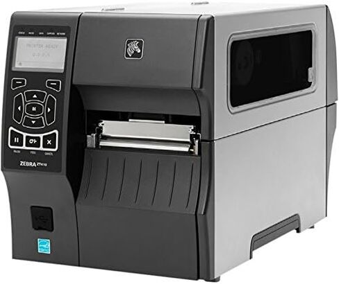 Zebra ZT410 Direct Thermal/Thermal Transfer Printer - Desktop - Label Print - 4.09" Print Width - Peel Facility - 14 in/s Mono - 300 dpi - Bluetooth - USB - Serial - Ethernet - LCD (Renewed) in Kuwait