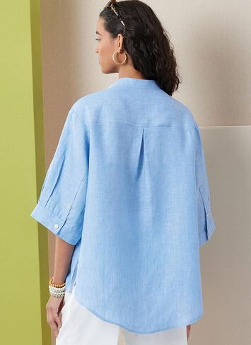 حزمة نمط خياطة قمصان نسائية فضفاضة جدًا من Butterick B7041BB، رمز التصميم B7041، مقاسات 20W-28W in Kuwait