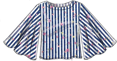 McCall's Patterns Misses' Tops with Sleeve and Hem Variations Sewing Pattern, A5 (6-8-10-12-14) in Saudi Arabia
