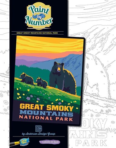Works of Ahhh... Masterpieces Big Foot Paint by Number Kit for Adults – DIY Painting Canvas Set with Brushes & Paints – Relaxing Arts and Crafts Gift for Beginners & Experienced Painters – Home Decor in Saudi Arabia